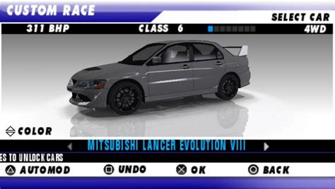 IGCD Net Mitsubishi Lancer Evolution VIII In Juiced Eliminator