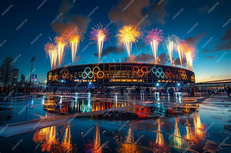 Premium Photo | Paris 2024 Olympic Games Stadium Sports stadium