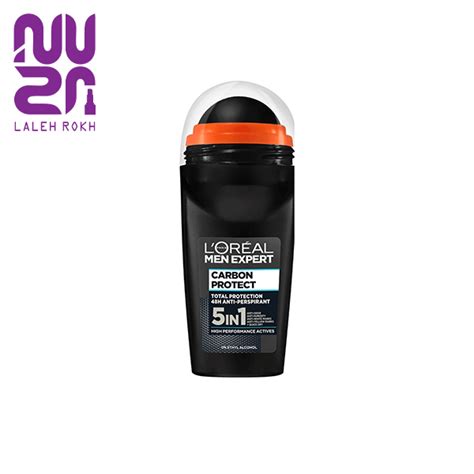 مام رول ضد تعریق کربن پروتکت 5 در 1 لورال Loreal Men Expert Carbon