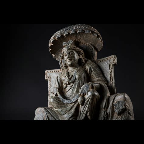 Greco Buddhist Maitreya Bodhisattva Seated In Majesty Galerie Golconda