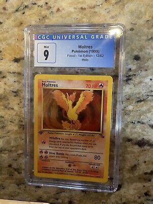 Pok Mon Tcg Moltres Fossil Holo Wizards Base Set Copyright