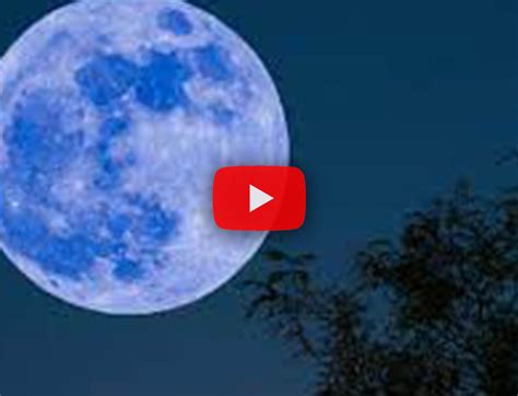 Video Meteo Di Cronaca Diretta La Superluna Blu Illumina La Notte Di