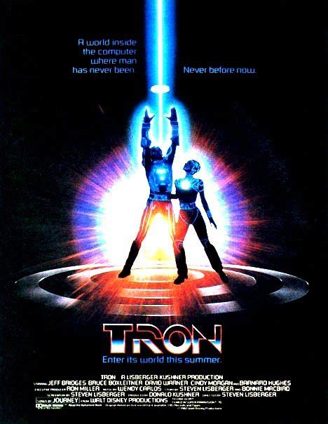 Steven Lisberger's Tron (1982) | 80s movies, Movies, Movie posters