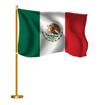 Mexico Flag With Transparent Background Vector, Mexico, Mexico Flag ...