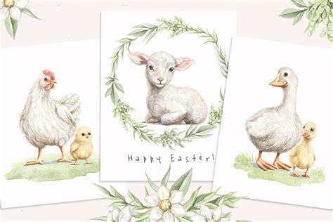 Easter animals By Mimomy | TheHungryJPEG