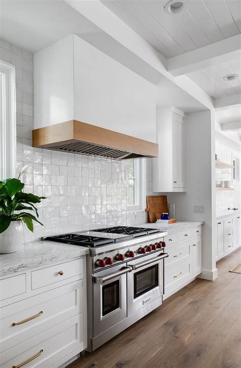 White Ceramic Tile Backsplash