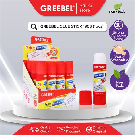 Jual GREEBEL GLUE STICK GS 1908 8 Gr 1 PCS Lem Perekat Kertas Stik