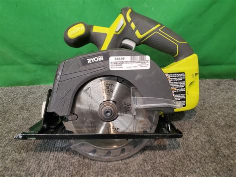 Ryobi One 18v Cordless 5 5 In Circular Saw Tool And Battery Only Very Good Buya