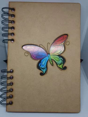 Cuaderno Personalizado De Madera Mdf Meses sin interés