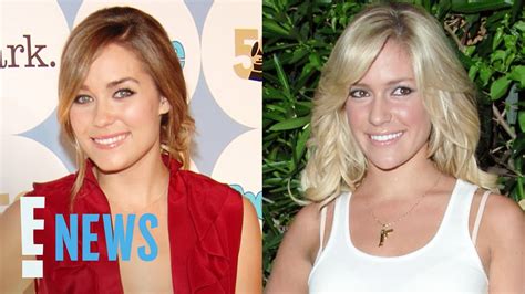 Lauren Conrad Kristin Cavallari Discuss Laguna Beach FEUD E News