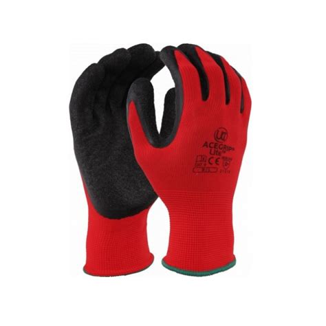 Uci Acegrip Red Heat Resistant Latex Gloves Uk