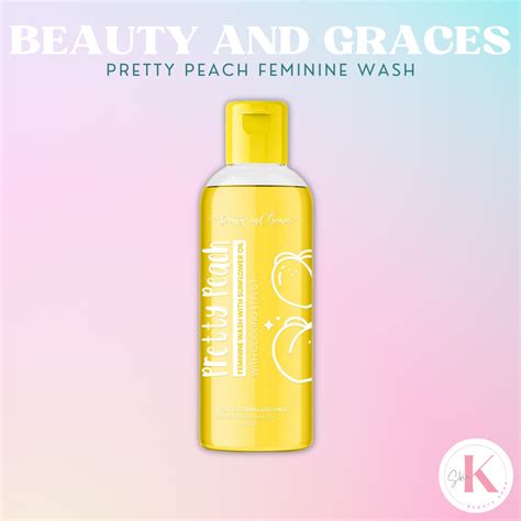 Pretty Peach Feminine Wash With Sunflower Oil And Cooling Effect By