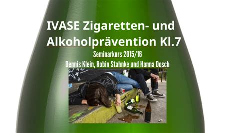 Jugendliche Alkohol und Zigaretten Gefährliche Mischung by Robin