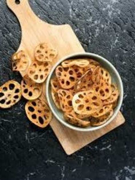 Nadru Chips Crispy Golden Delights Made With Lotus Stem