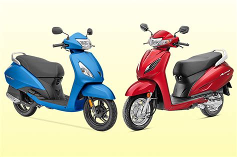 Honda Activa 6G Vs BS6 TVS Jupiter Specifications Comparison The