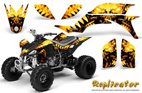 Yamaha Yfz Creatorx Graphics Kit Replicator Yellow Creatorx