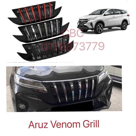 Perodua Aruz To V Venom Front Grill Air Flow Front Grilles