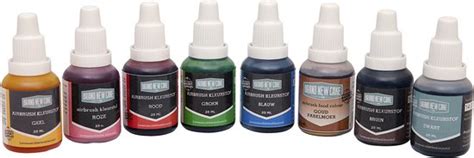 BrandNewCake Airbrush Kleurstof Assortiment 8x20ml Eetbare