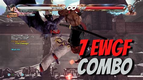 TEKKEN 7 Kazuya Mishima 7 Electric Combo YouTube