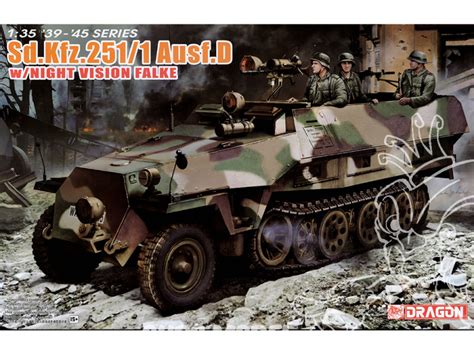 Dragon Maquette Militaire 6984 Sd Kfz 251 1 Ausf D Avec Vision Nocturne