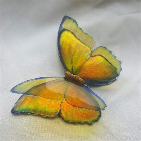 Golden Iridescent Butterfly