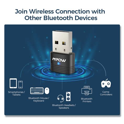 Mpow Bluetooth 5 0 USB Adapter For PC BH456A TheShop Pk