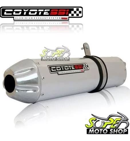 Escape Ponteira Coyote Ss1 Alum Xtz Lander 250 Oval Polido