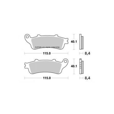 Plaquette De Frein Sifam M Tal Fritt Haute Performance Norme Kba Abe