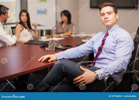 Powerful Businessman In An Office Stock Photo Image Of Corporate