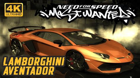 Nfs Most Wanted Remastered Final Pursuit Lamborghini Aventador