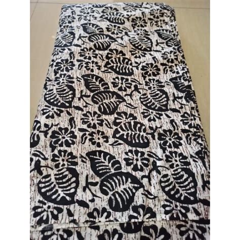 Jual Kain Batik Monokrom Batik Hitam Putih Bahan Seragam Batik HMT