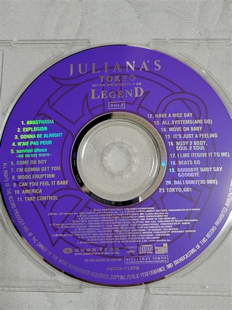 Yahooオークション Cd4枚組boxジュリアナ東京 Julianas Tokyo Legend