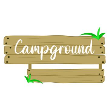 Campground Signs PNG Transparent Images Free Download | Vector Files | Pngtree