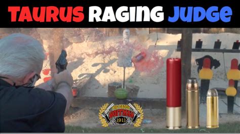 Taurus Raging Judge Revolver Shooting - YouTube