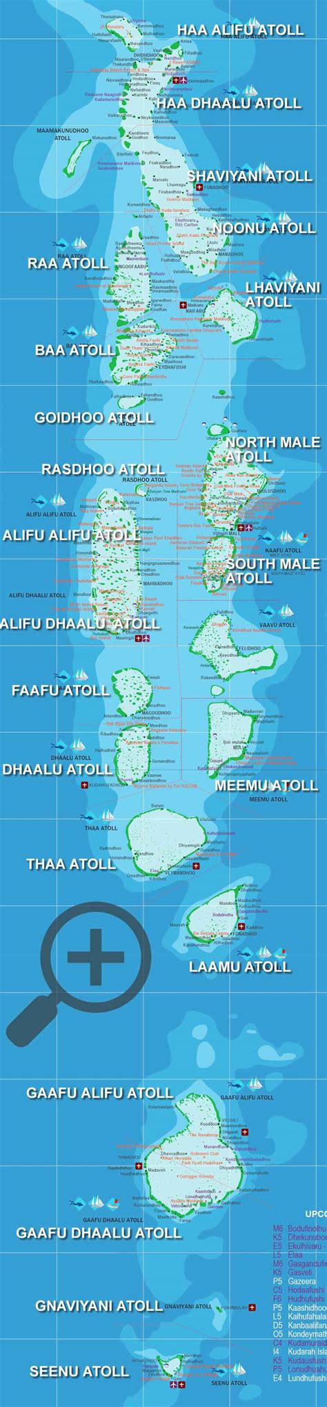 Maldives Maps With Resorts Maldives Resorts Map