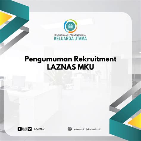 Pengumuman Daftar Calon Karyawan Yang Lolos Seleksi Administrasi LAZ MKU