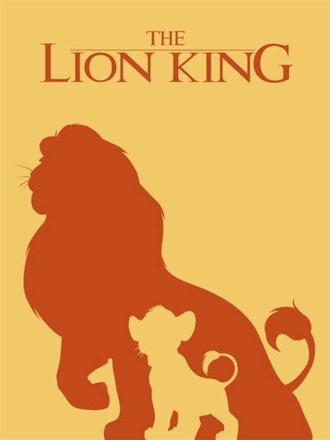 The Lion King Minimalist Movie Poster Lion King Pinterest