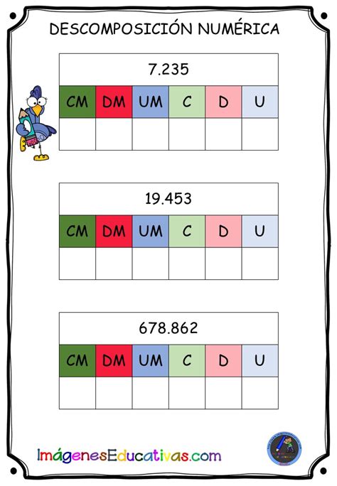 Descomposicion Numeros Imagenes Educativas