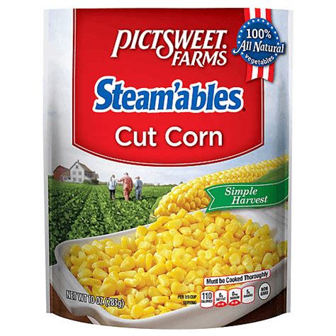 Pictsweet Farms Steam Ables Cut Corn Frozen Vegetables Houchens