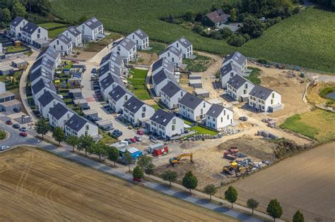 Luftbild Velbert Baustelle Zum Neubau Einer Mehrfamilienhaus