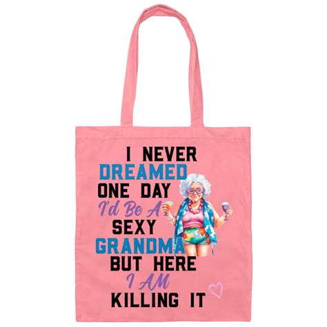 Sexy Grandma Canvas Tote Bag