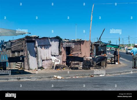 Tin Shacks In Khayelitsha A Partially Informal Township In Cape Town