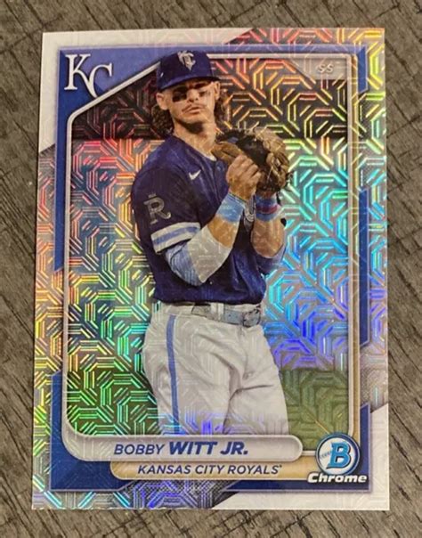 Bobby Witt Jr Bowman Chrome M Ga Bo Te R Fracteur Mojo Kansas