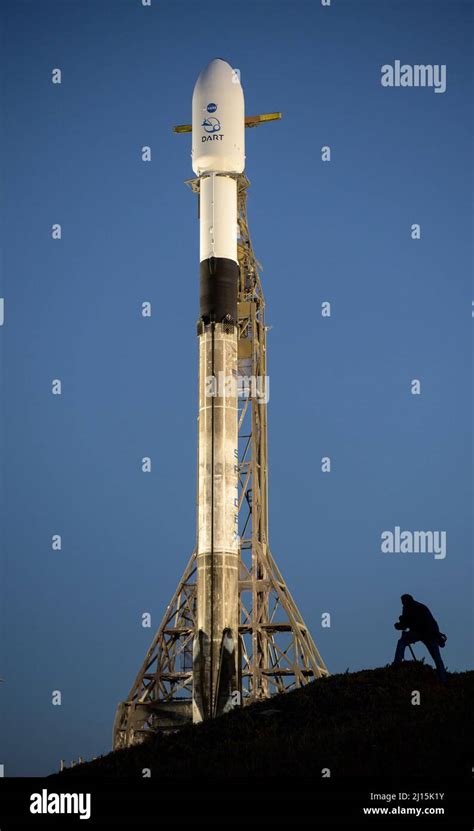 The Spacex Falcon 9 Rocket With The Double Asteroid Redirection Test