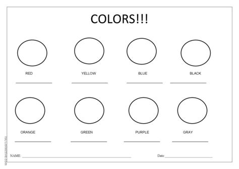 Name The Colors English Esl Worksheets Pdf And Doc