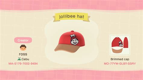 Jollibee Uniform Animal Crossing Pattern Gallery And Custom Designs