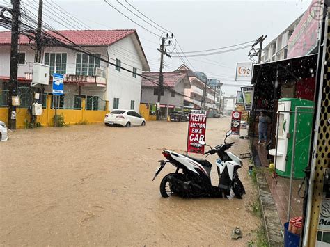 Heavy Rain Causes Major Flooding In Patong Videos Photos Tour The