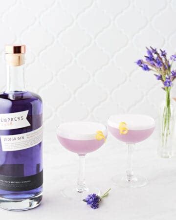 Lavender Elderflower Gin Sour Cocktail Recipe Resplendent Kitchen