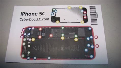 Buy Iphone 5c Cyberdoc Mmagnetic Screw Chart Mat For Iphone 5c Cyberdoc Llc Usa Online At