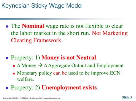 Ppt Keynesian Business Cycle Theory The Sticky Wage Model And The